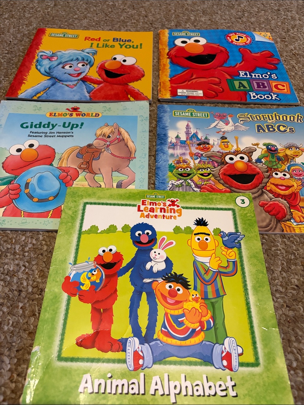 Bundle of Sesame Street books